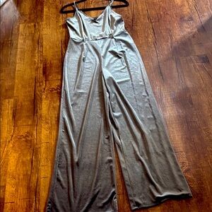 Forever 21 jumpsuit, dark grey velvet.